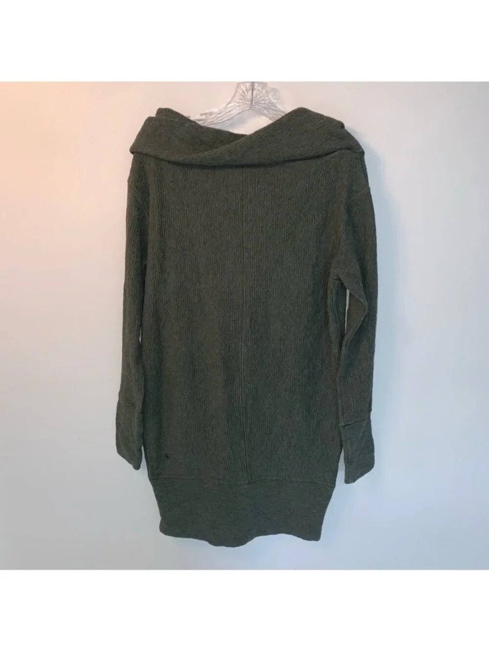 Lululemon Along the Way Dress Heathered Dark Olive M